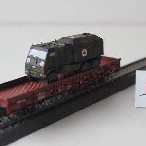 Märklin 4MFOR 46959 Goederenwagon met EHBO voertuig "DB"