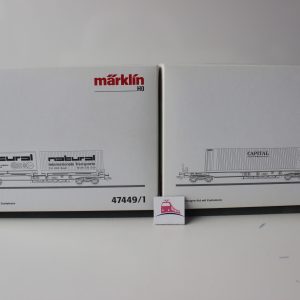Märklin 47449 Draagwagenset met Containers "SBB/CFF"